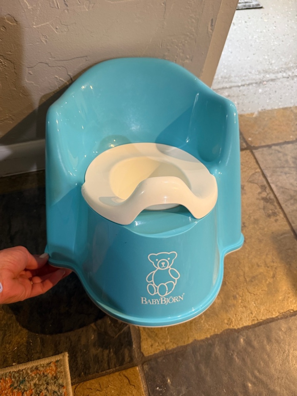 Bjorn Borg Light Blue Kids Potty with White Insert